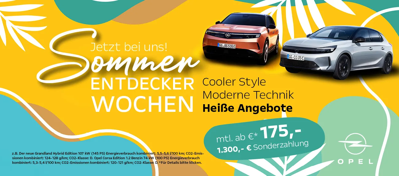 Opel Summer Deals